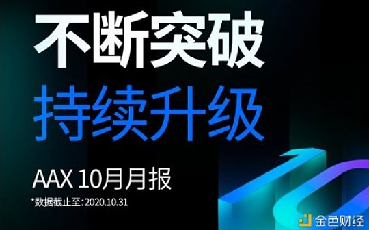USD:AAX交易所2020年10月经营月报 不断突破 持续升级
